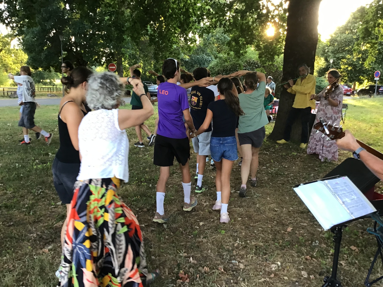 Fête de fin juin au kiosque du Bugue