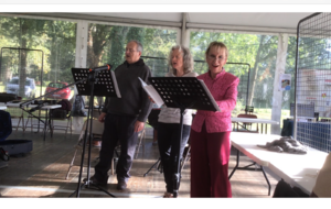 Prestation au golf de la Marterie pour clôturer les journées de Genealogie des 3, 4 et octobre