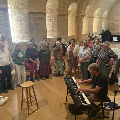 Concert à l’Abbaye de Cadouin avec la chorale TUTTI